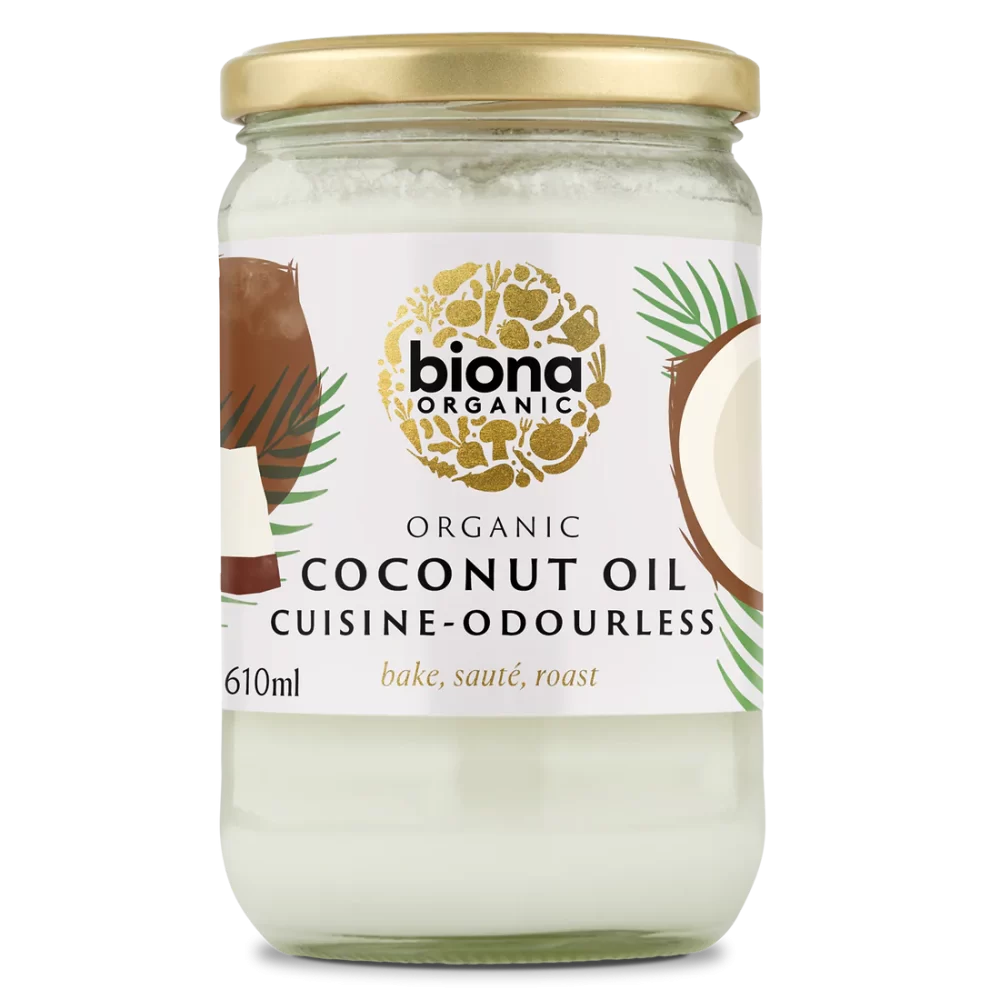 Biona Organic Mild & Odourless Coconut Oil, 610ml